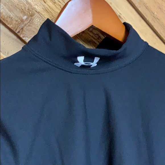 3 for $20! UA ColdGear mock neck compression shirt - Picture 2 of 5